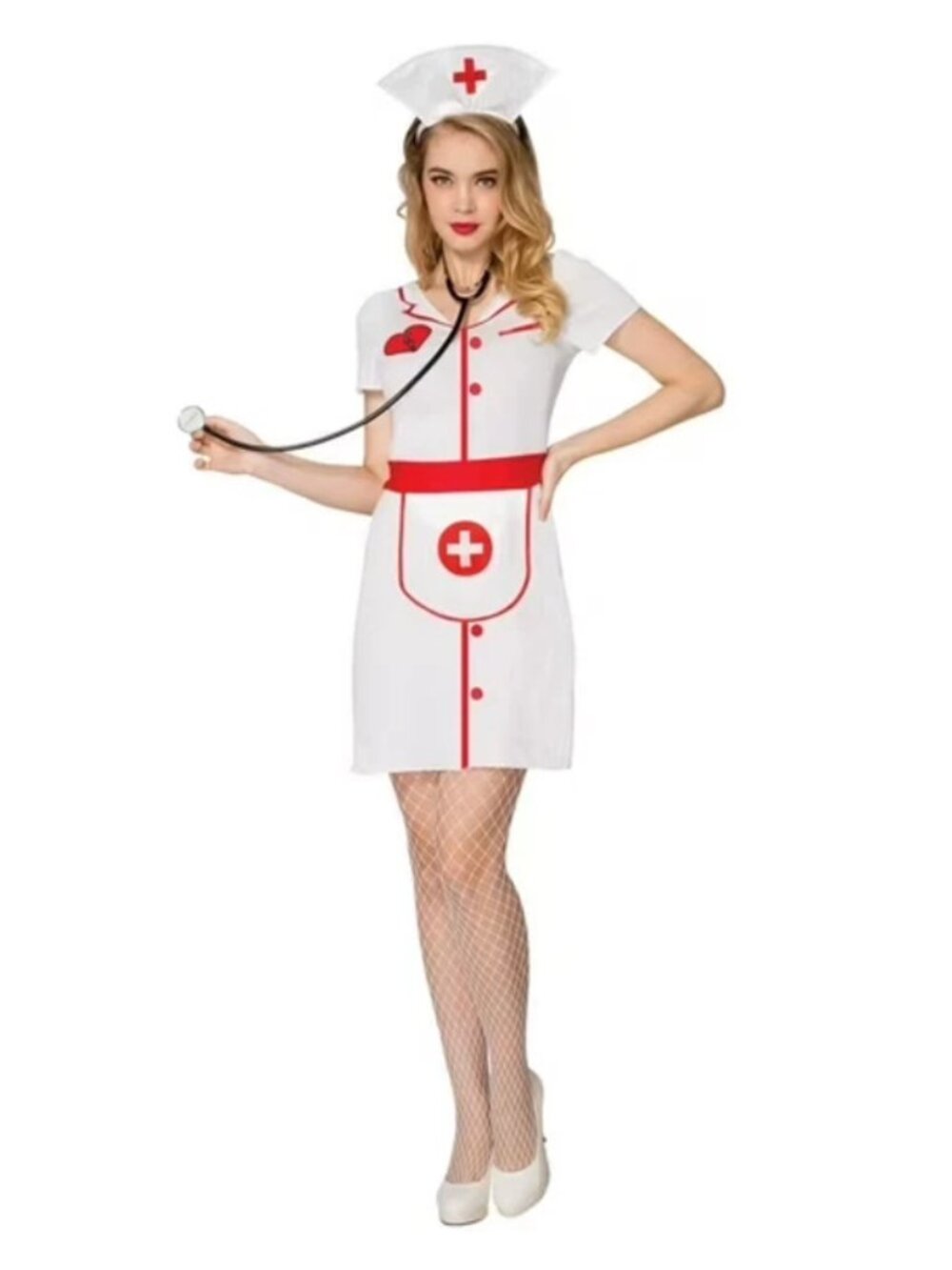 Partyholic Women's Not So Nice Nurse Halloween Costume